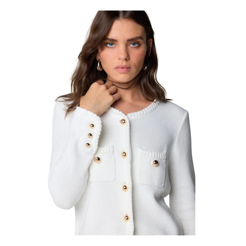 Kocca Cardigan Cardigan Donna a nido d’ape con taschine XS P25 - KOCCAANDREANNA - 60001 - XS - Francavilla Moda